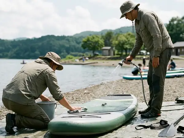 How to Rinse, Dry, and Repack an iSUP Between Trip Stops