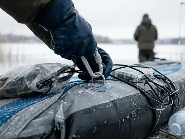 Rigging a 10'6" iSUP for Winter Trout: What Held Up and What Froze Solid